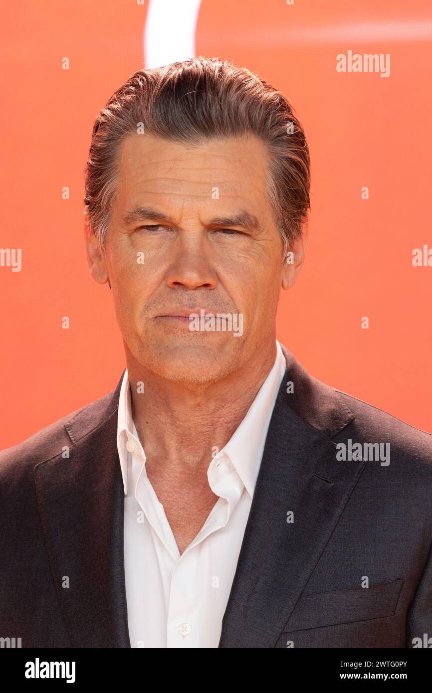 Acteurs assister à la première partie du film Dune à Leicester Square avec : Josh Brolin où : Londres, Royaume-Uni quand : 15 Feb 2024 crédit : Phil Lewis/WENN Banque D'Images