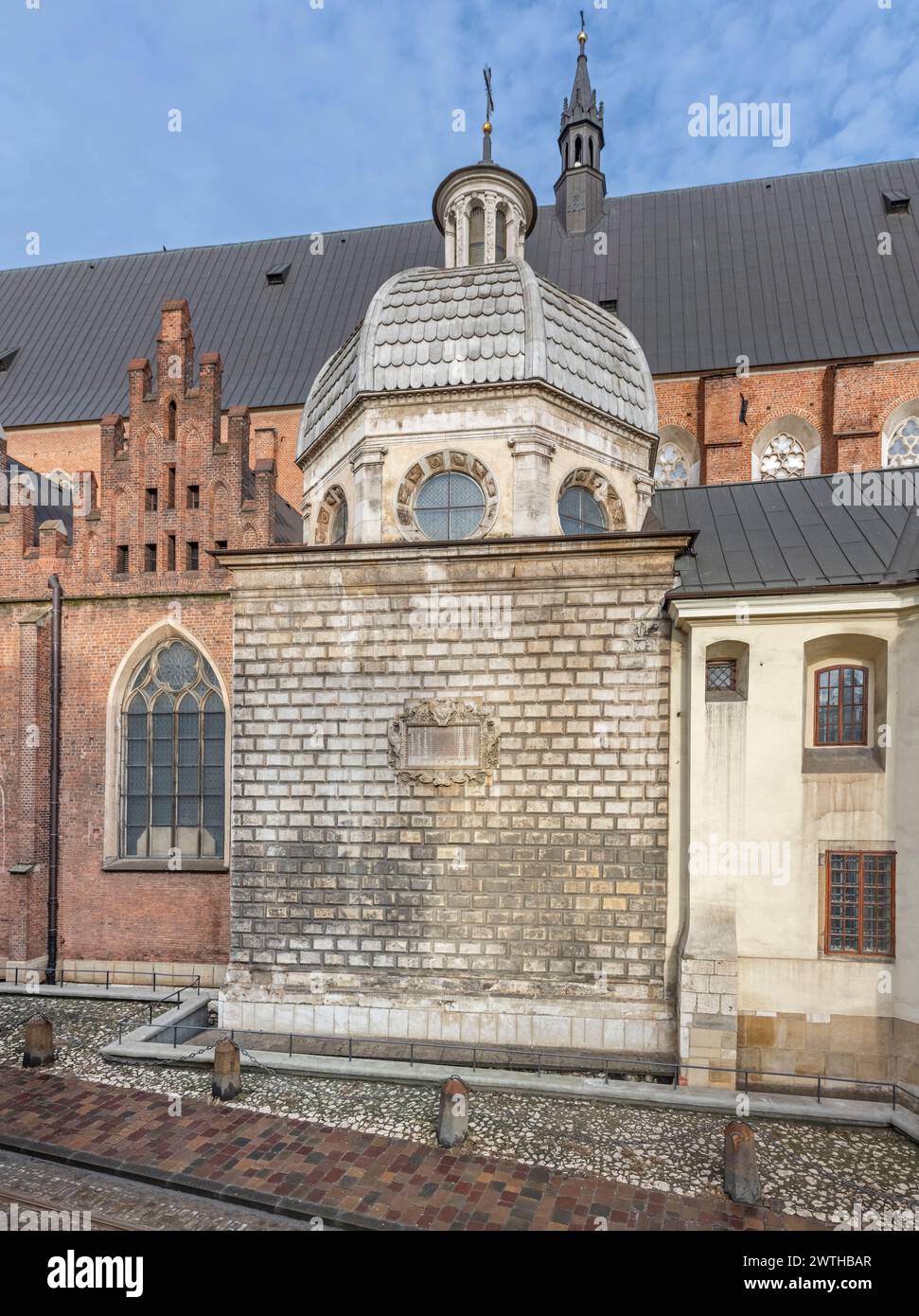 Chapelle de. Dominique, Myszkowskich, Basilique de la Sainte Trinité, Dominicains, Cracovie, Pologne Banque D'Images