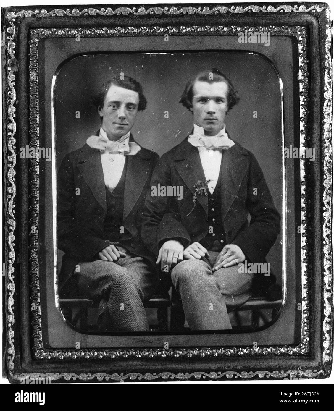 Daguerréotype - John James Arnton et Fred Barlow, vers 1850 Banque D'Images