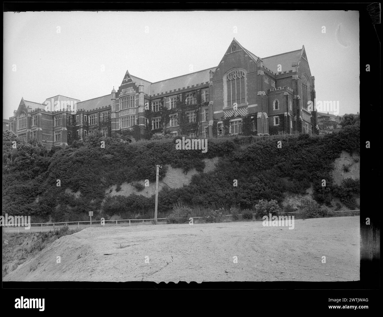 Négatifs argent gélatineux Victoria College, négatifs noir et blanc Banque D'Images
