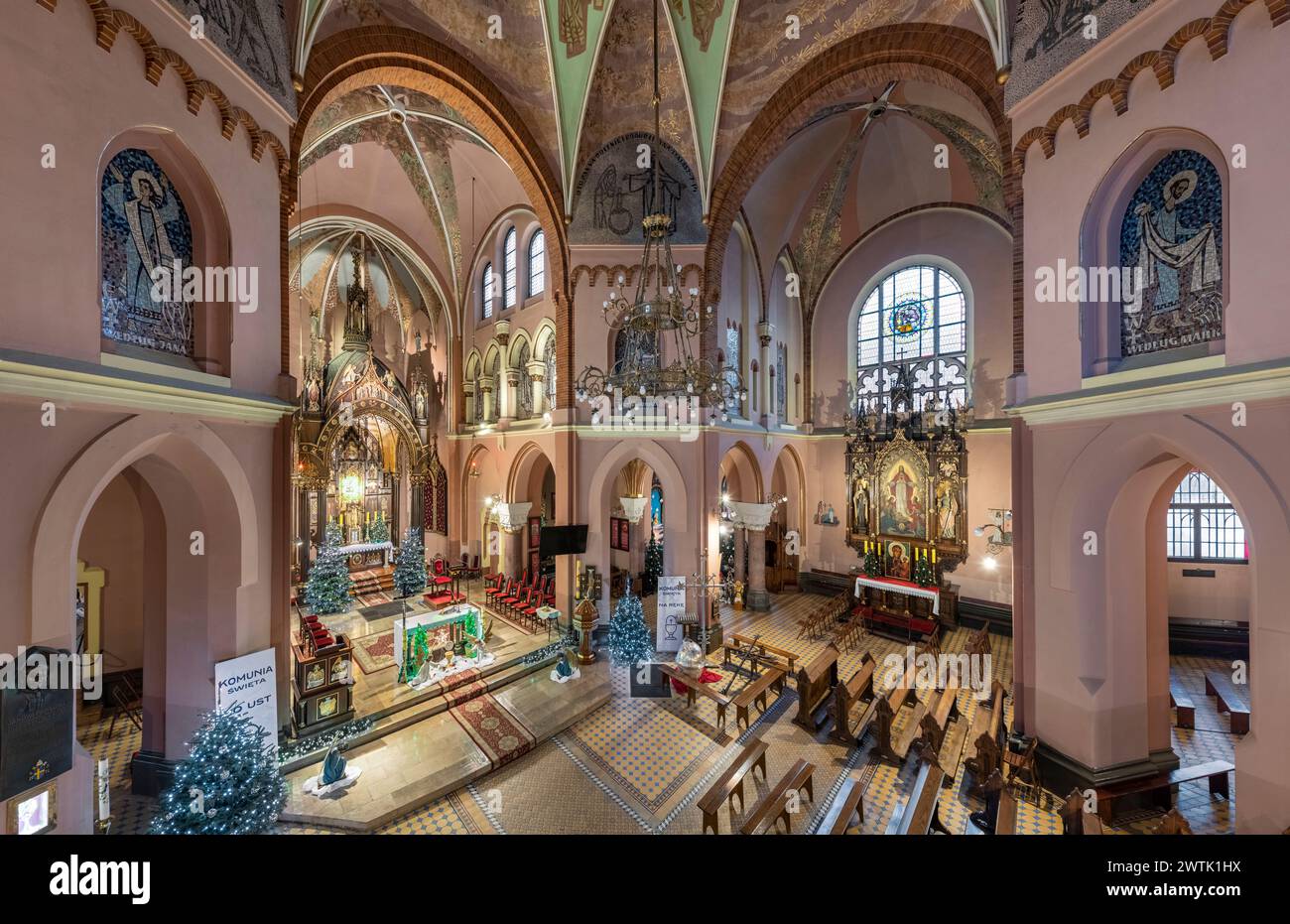 Église notre-Dame de l'aide perpétuelle, Rédemptoristes, Cracovie, Pologne Banque D'Images