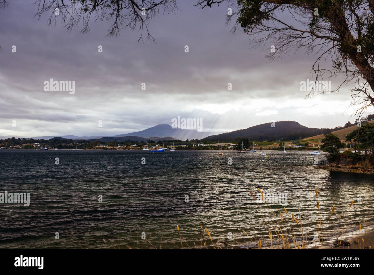 Douvres dans Huon Valley Tasmanie Australie Banque D'Images