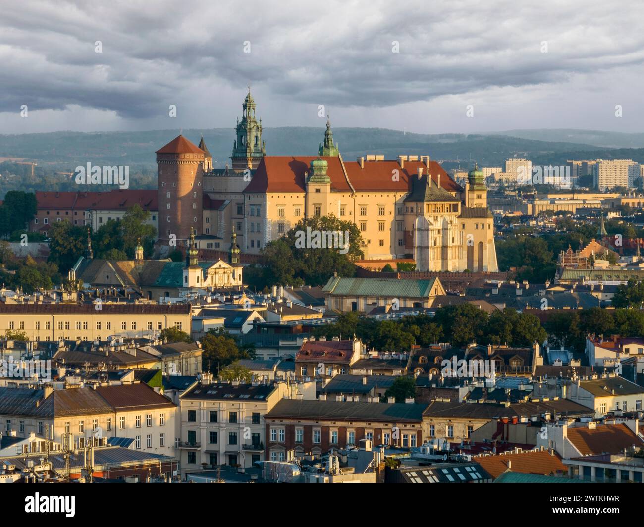 Le château royal de Wawel Banque D'Images