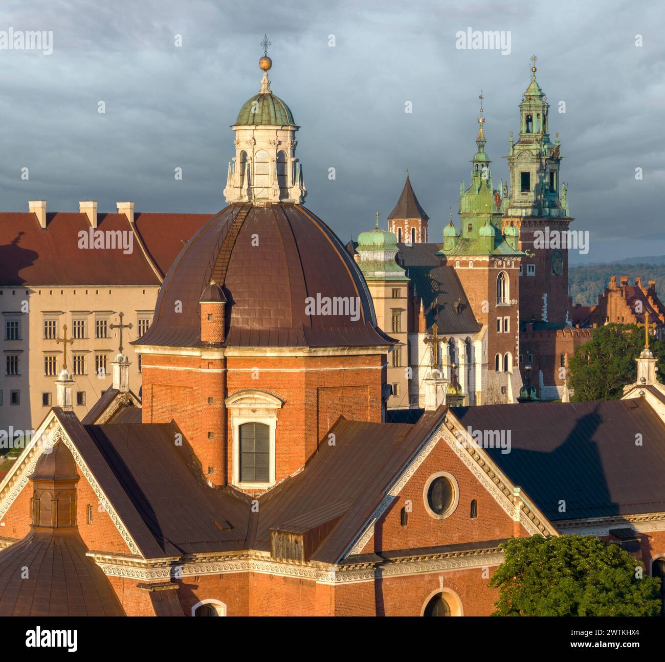 Le château royal de Wawel Banque D'Images