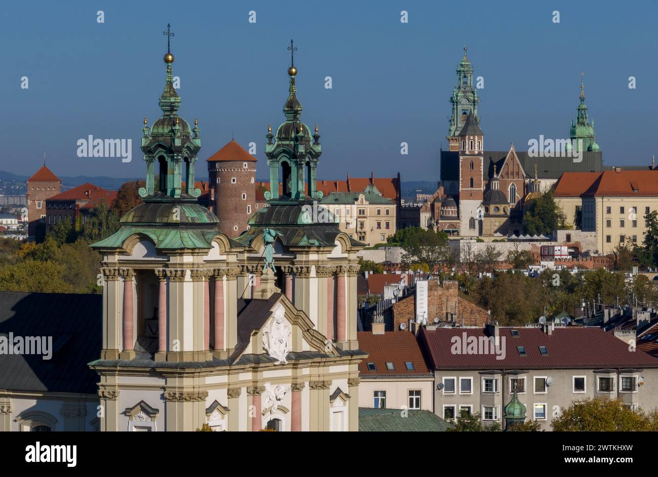 Le château royal de Wawel Banque D'Images