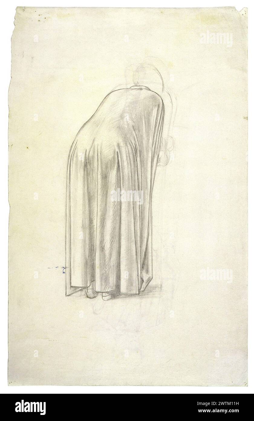 Sans titre - dessin préparatoire pour les dessins 'le mariage à Cana', travaux sur papier Banque D'Images