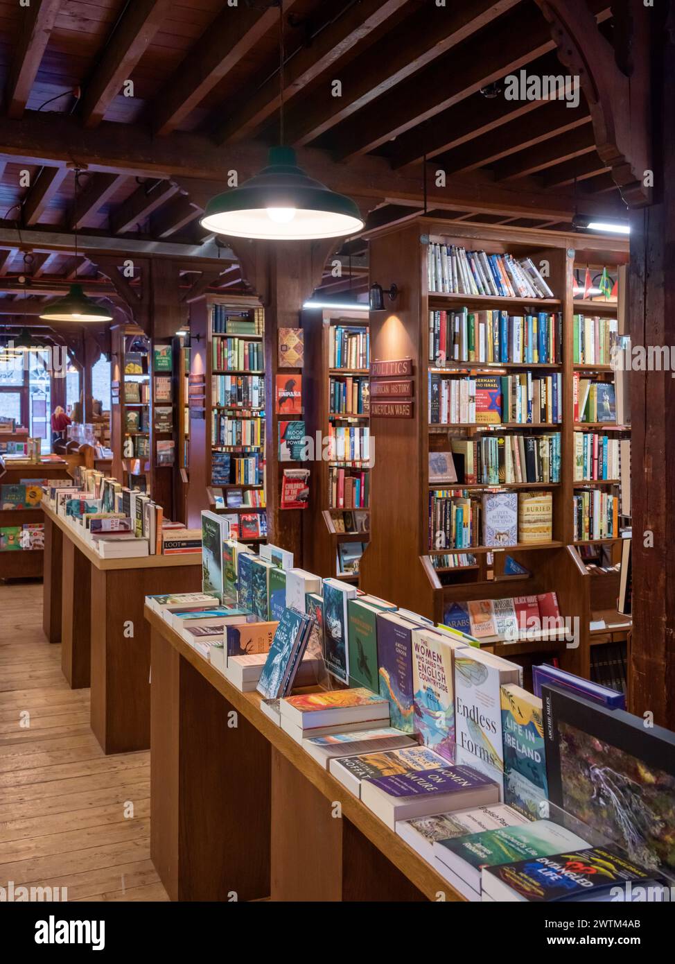 Librairie Richard Booth, Hay on Wye, pays de Galles, Royaume-Uni Banque D'Images