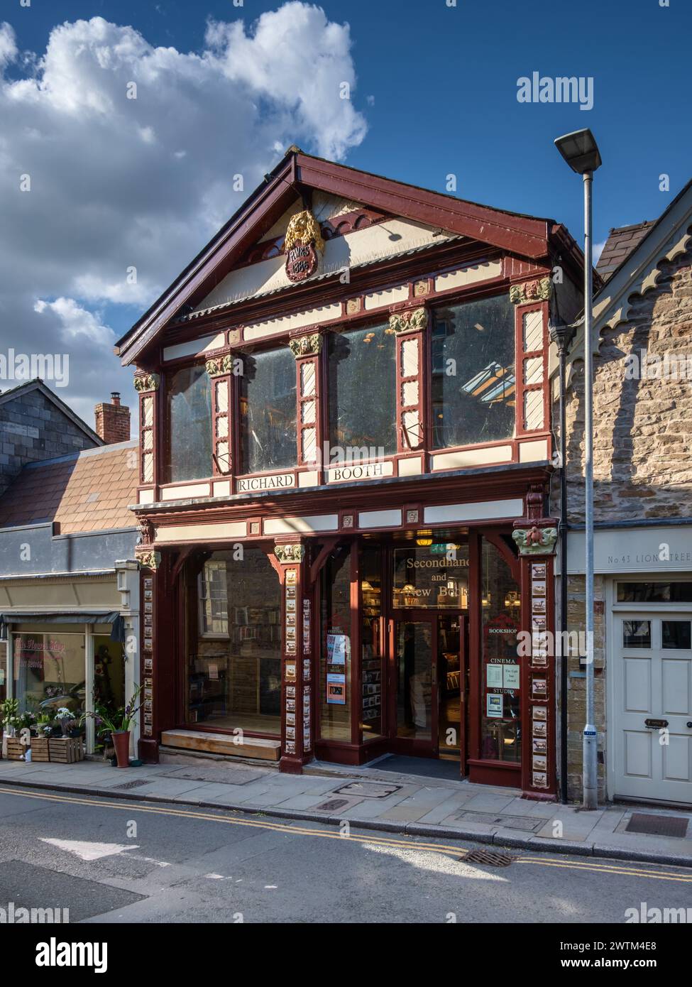 Librairie Richard Booth, Hay on Wye, pays de Galles, Royaume-Uni Banque D'Images