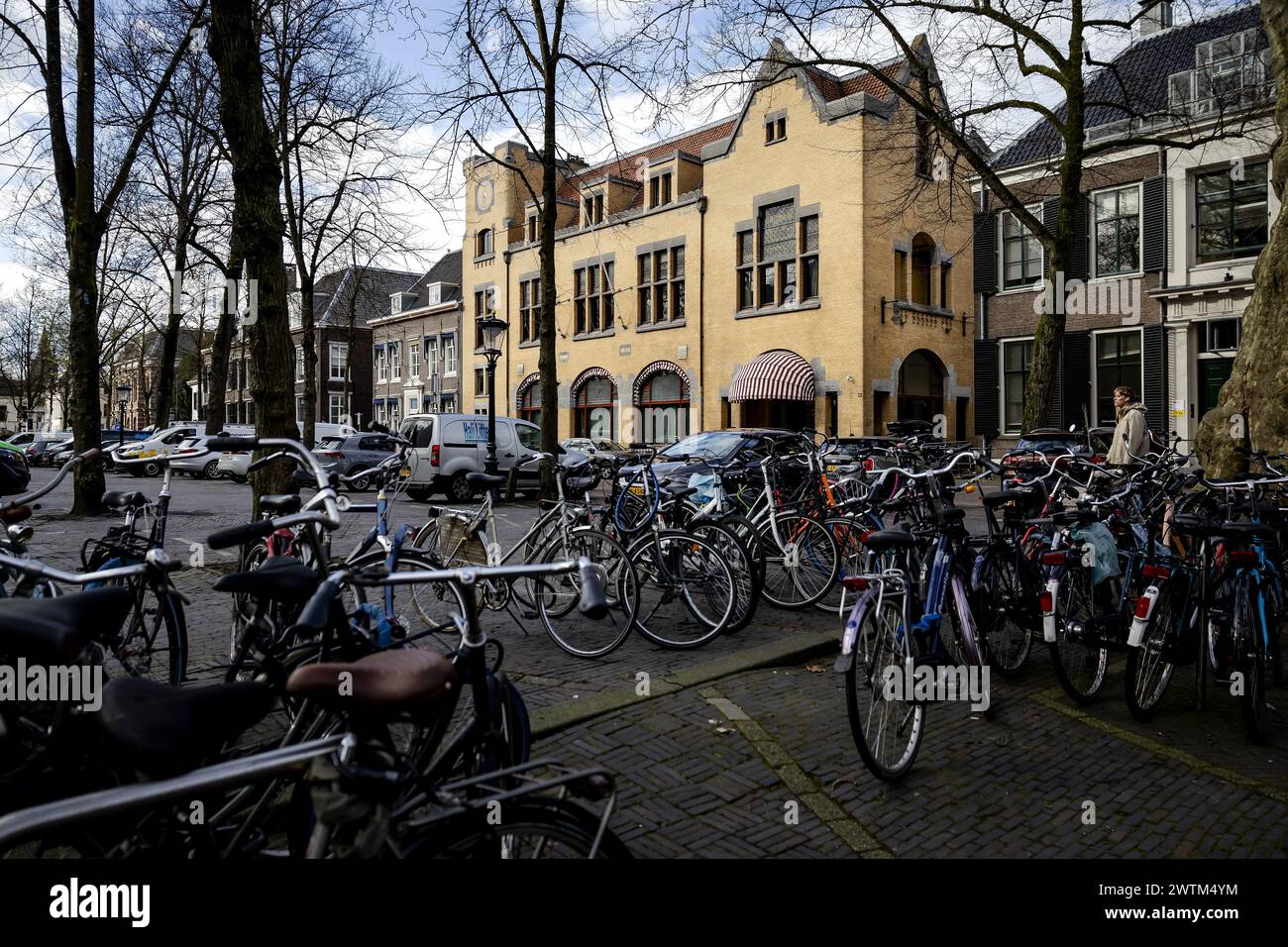 UTRECHT - extérieur du bâtiment de l'Utrechtsch Studenten corps (USC). L'association étudiante a fait l'objet de controverses en raison d'une fuite de présentation PowerPoint dans laquelle les membres de l'association étudiante UVSV sont «discutés sur la base de leur apparence». ANP ROBIN VAN LONKHUIJEN pays-bas OUT - belgique OUT Banque D'Images