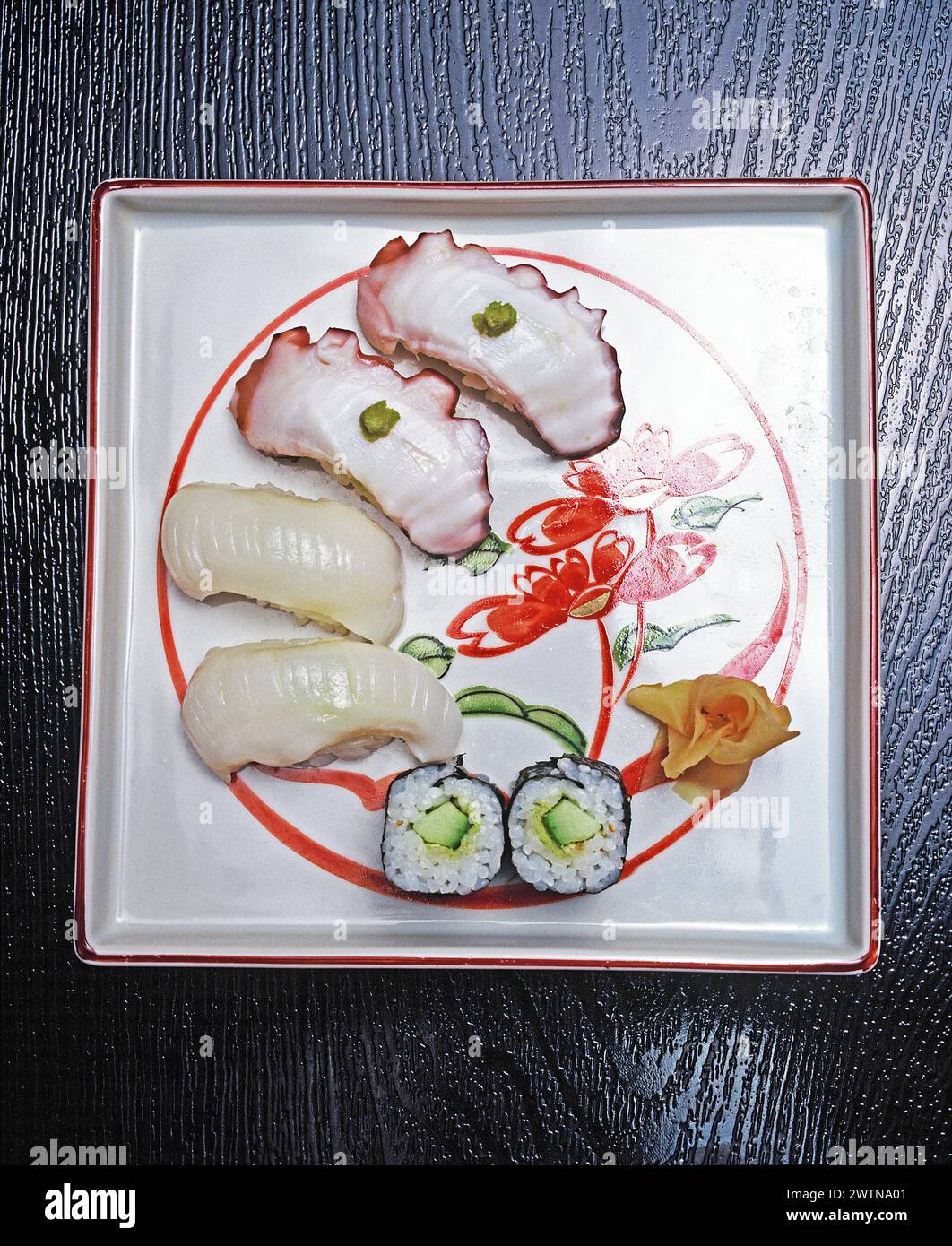 Plat alimentaire. Japonais. Sushi. Banque D'Images