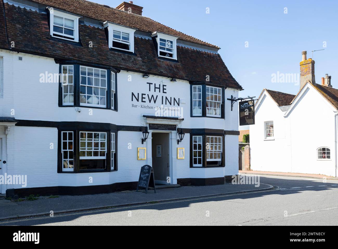 Winchelsea East sussex uk 15 août 2023 le New Inn est un vieux pub anglais traditionnel datant de 1778 dans le village pittoresque de Winchelsea, Banque D'Images