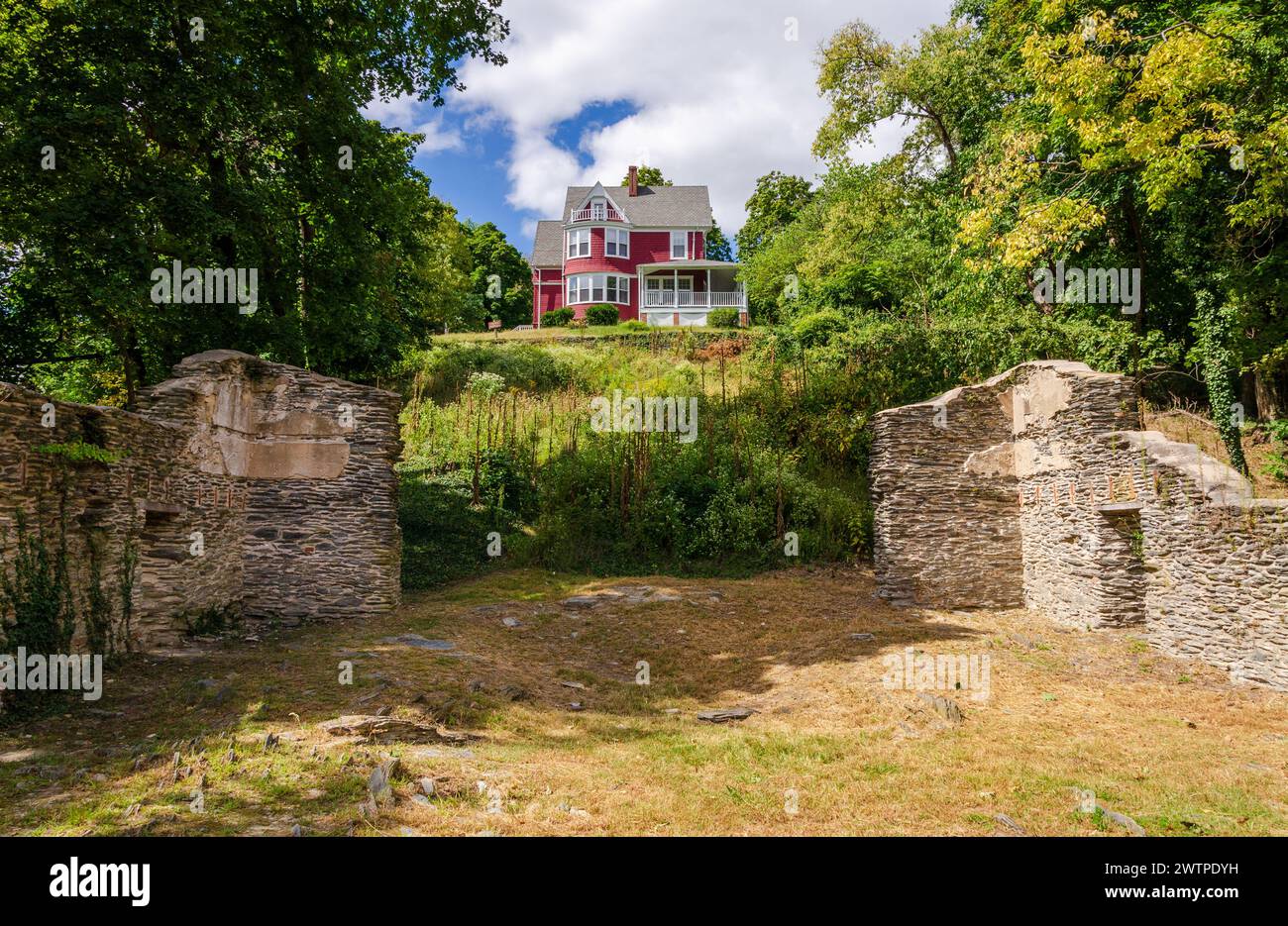 Belle journée au parc historique national de Harpers Ferry Banque D'Images