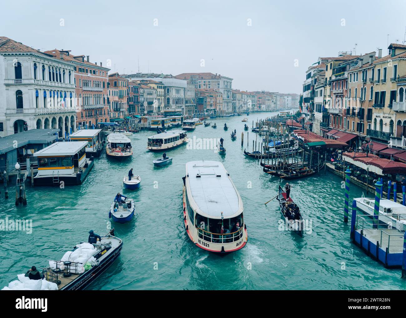 Ville de Venise pendant la semaine du Carnaval février 2023 Banque D'Images