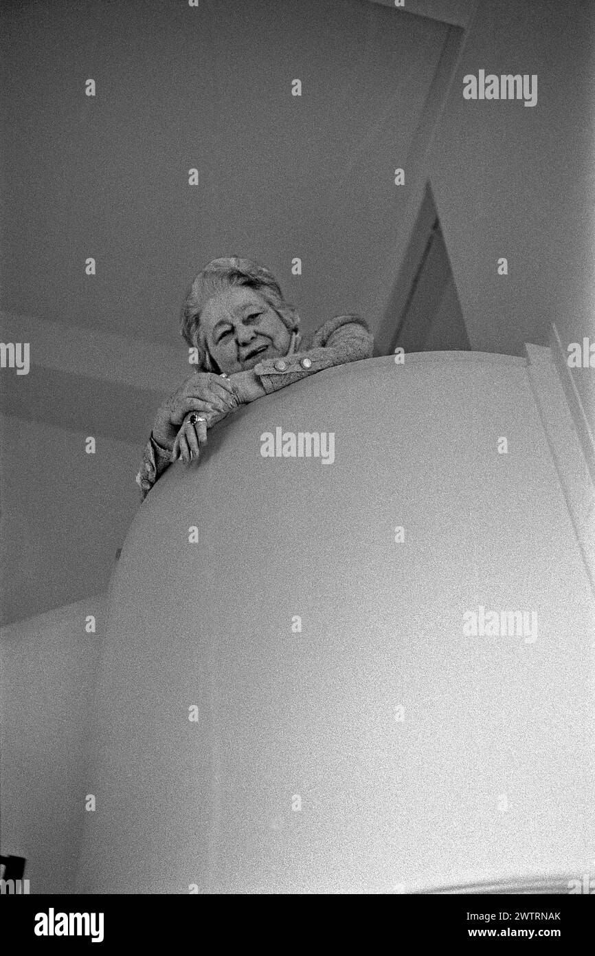 Portrait de Sonia Delaunay (Sophie Stern, Sara Illinichtna Stern) 1970 ©Serge Hambourg/opale.photo Banque D'Images