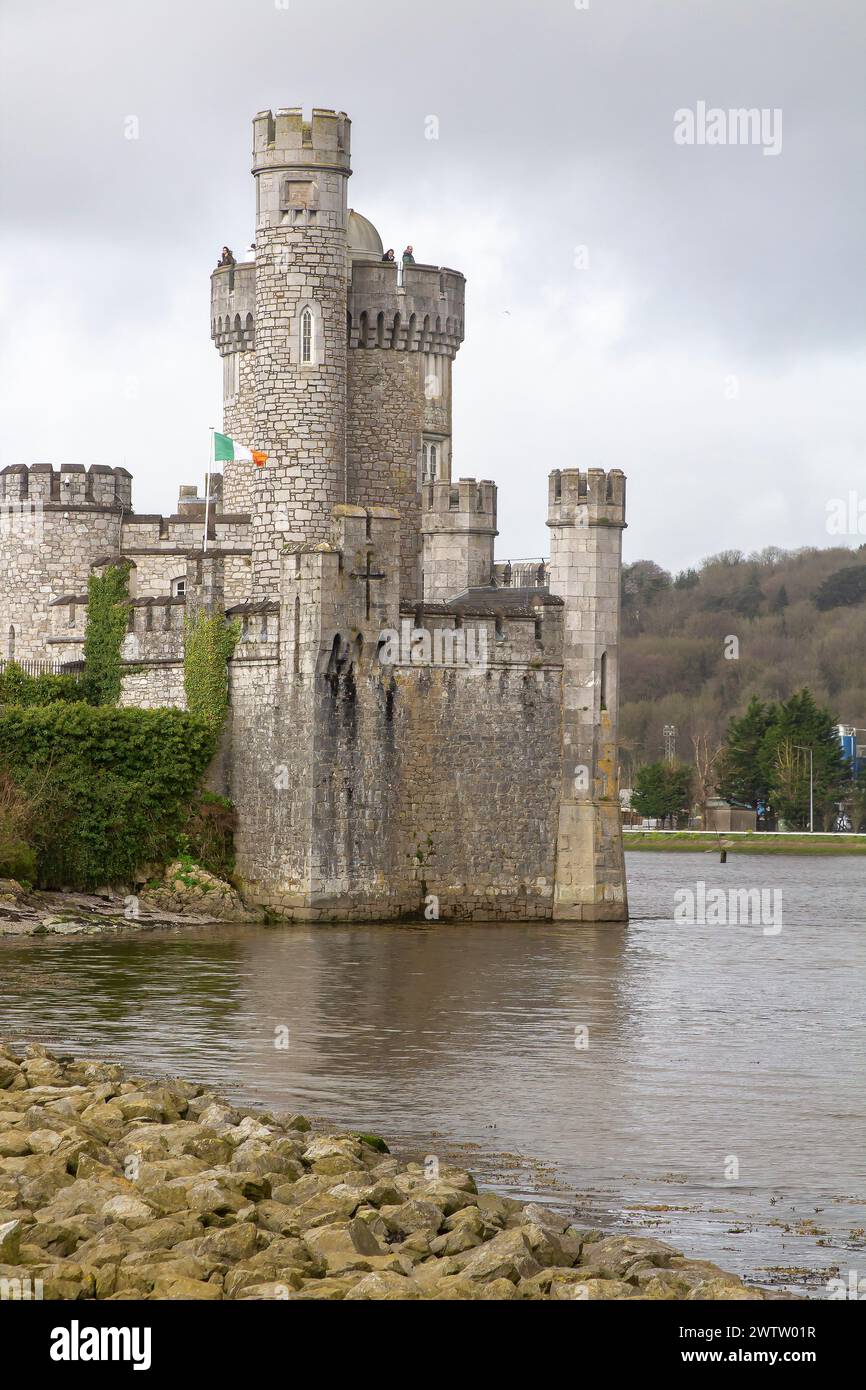 17 mars 24 Observatoire élisabéthain du château Blackrock situé à l'entrée du port de Cork sur la rivière Lee dans le comté de Cork Irlande. Banque D'Images