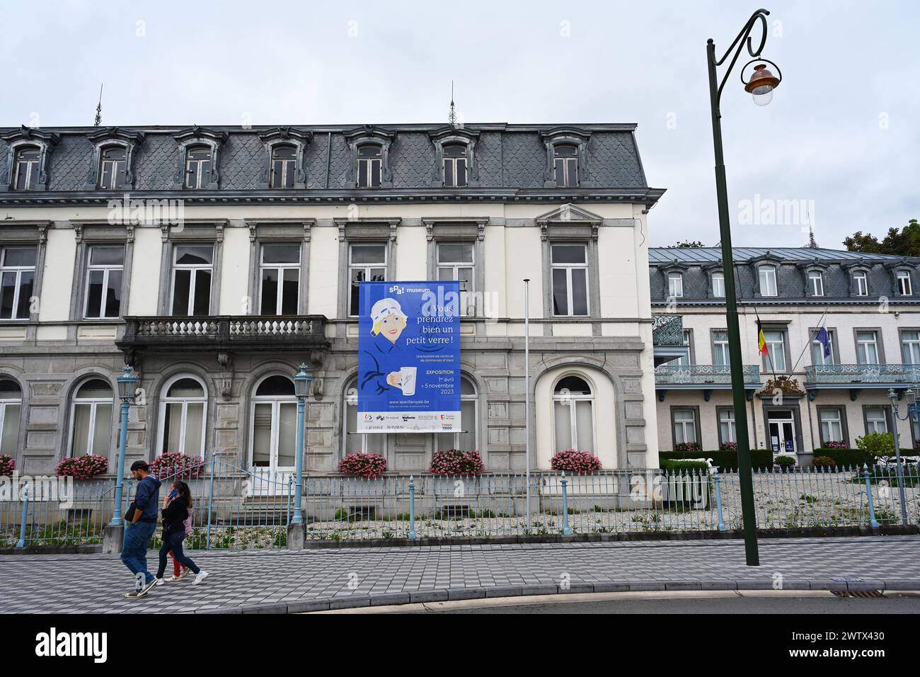 La résidence royale de campagne de Marie-Henriette Banque D'Images