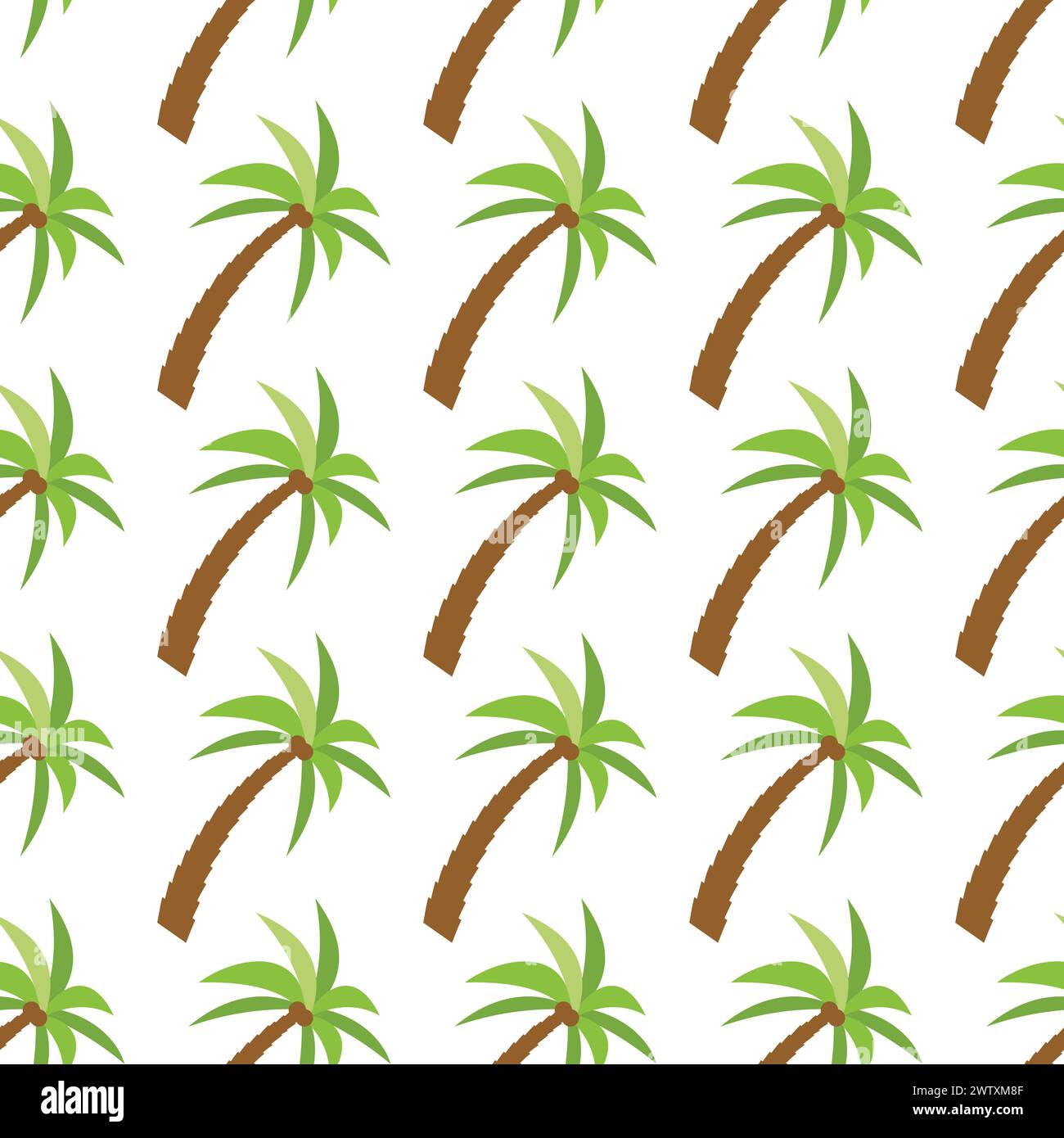 Motif sans couture avec des palmiers. Fond d'été coloré. Illustration vectorielle Illustration de Vecteur