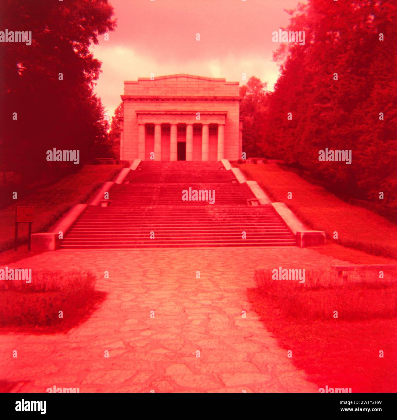 Kentucky, États-Unis. Octobre 1960 : le Memorial Building dans le parc historique national Abraham Lincoln Birthplace, Kentucky Banque D'Images