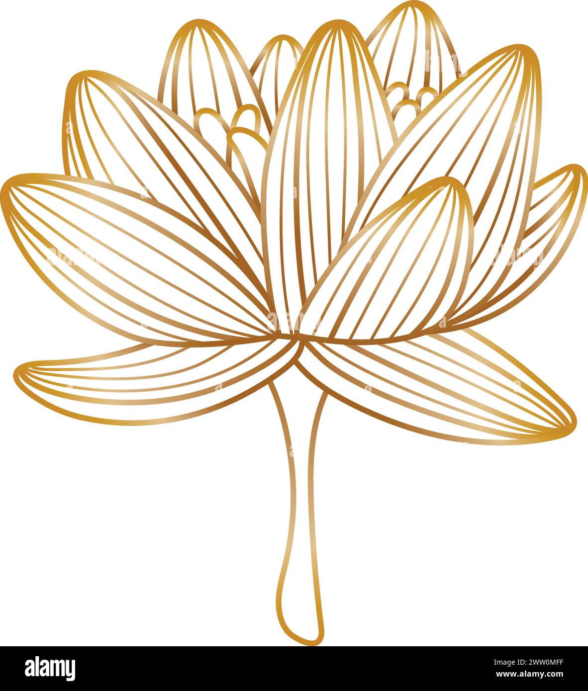 Boucles D'oreilles Pendantes Fleurs De Lotus Avec Perles Bleues - Fait Main, Doré, Alliage, Neuf