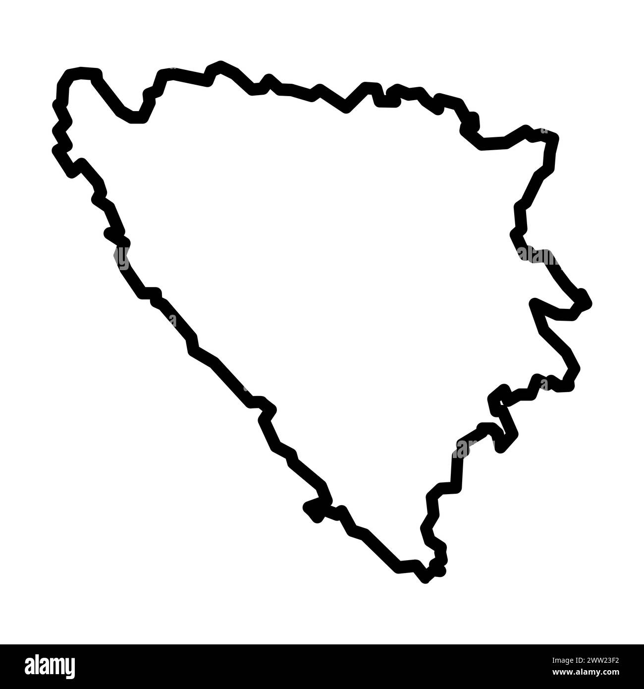 carte vectorielle de bosnie sur fond blanc Illustration de Vecteur carte vectorielle de bosnie sur fond blanc Illustration de Vecteur