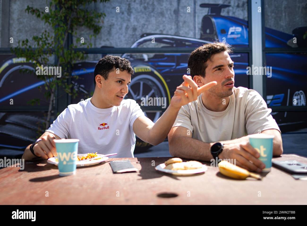 Melbourne, Australie, 21/03/2024, HADJAR Isack (fra), Campos Racing, Dallara F2 2024, portrait lors de la 3ème manche du Championnat FIA de formule 2 2024 du 22 au 24 mars 2024 sur le circuit Albert Park, à Melbourne, Australie Banque D'Images
