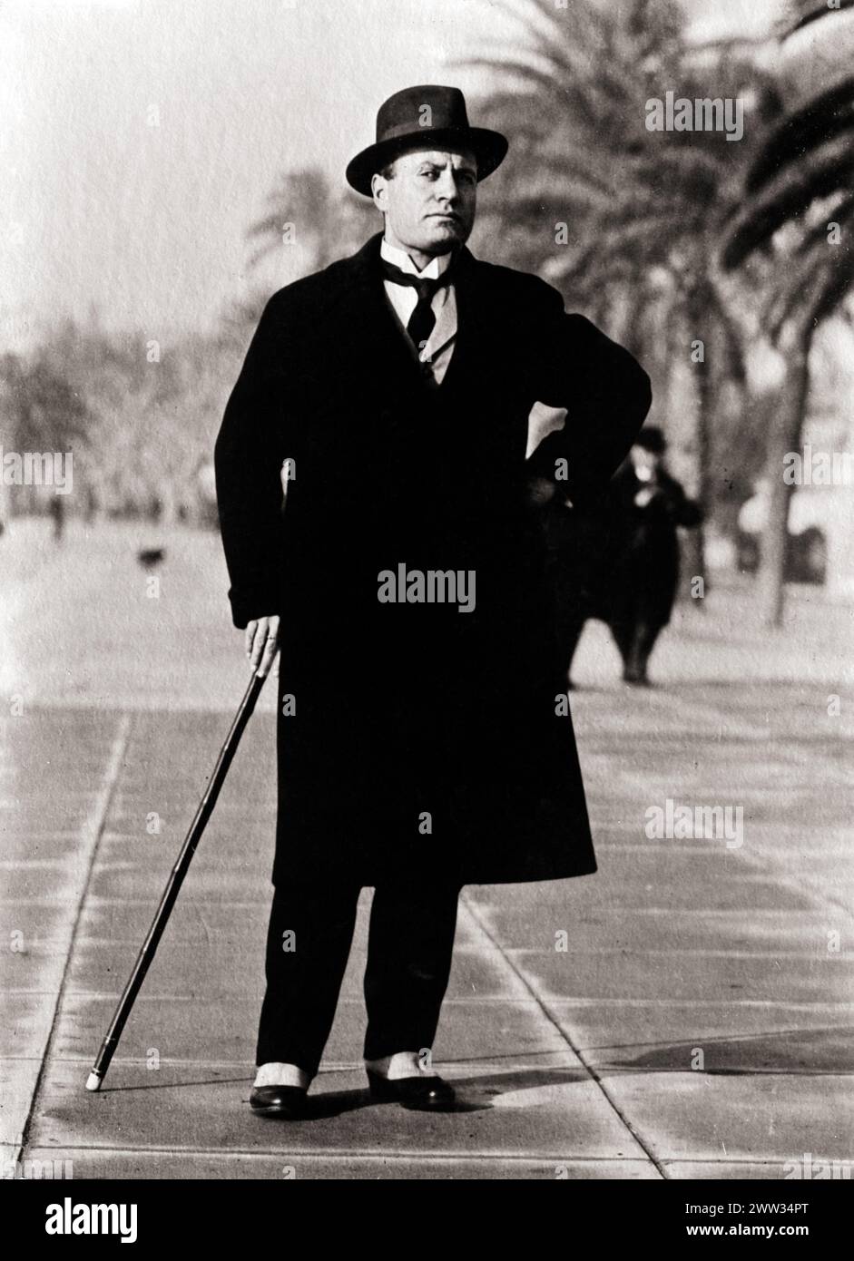 Benito Mussolini, photo du bain News Service, 1924 Banque D'Images