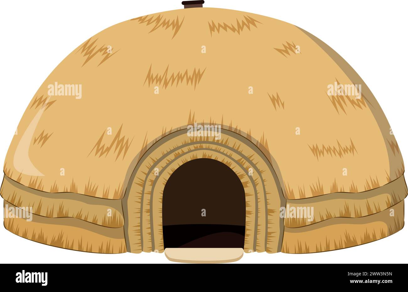 Illustration vectorielle d'une cabane traditionnelle zulu Beehive dans le style de dessin animé isolé sur fond blanc. Maisons traditionnelles de la série mondiale Illustration de Vecteur Illustration vectorielle d'une cabane traditionnelle zulu Beehive dans le style de dessin animé isolé sur fond blanc. Maisons traditionnelles de la série mondiale Illustration de Vecteur