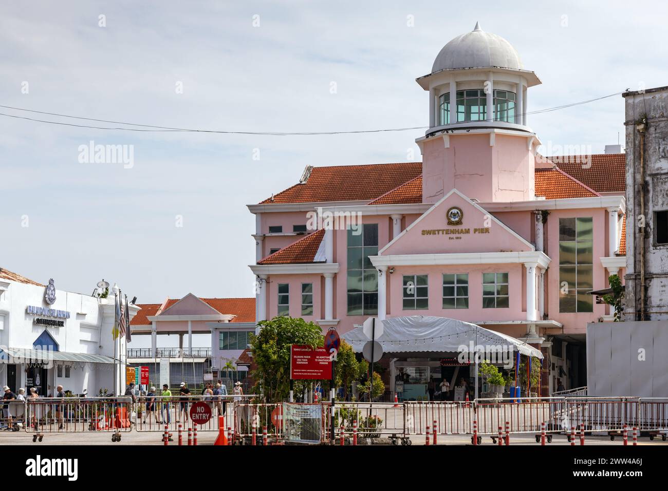 Terminal de croisière de Swettenham Pier, Georgetown, île de Penang, Malaisie Banque D'Images