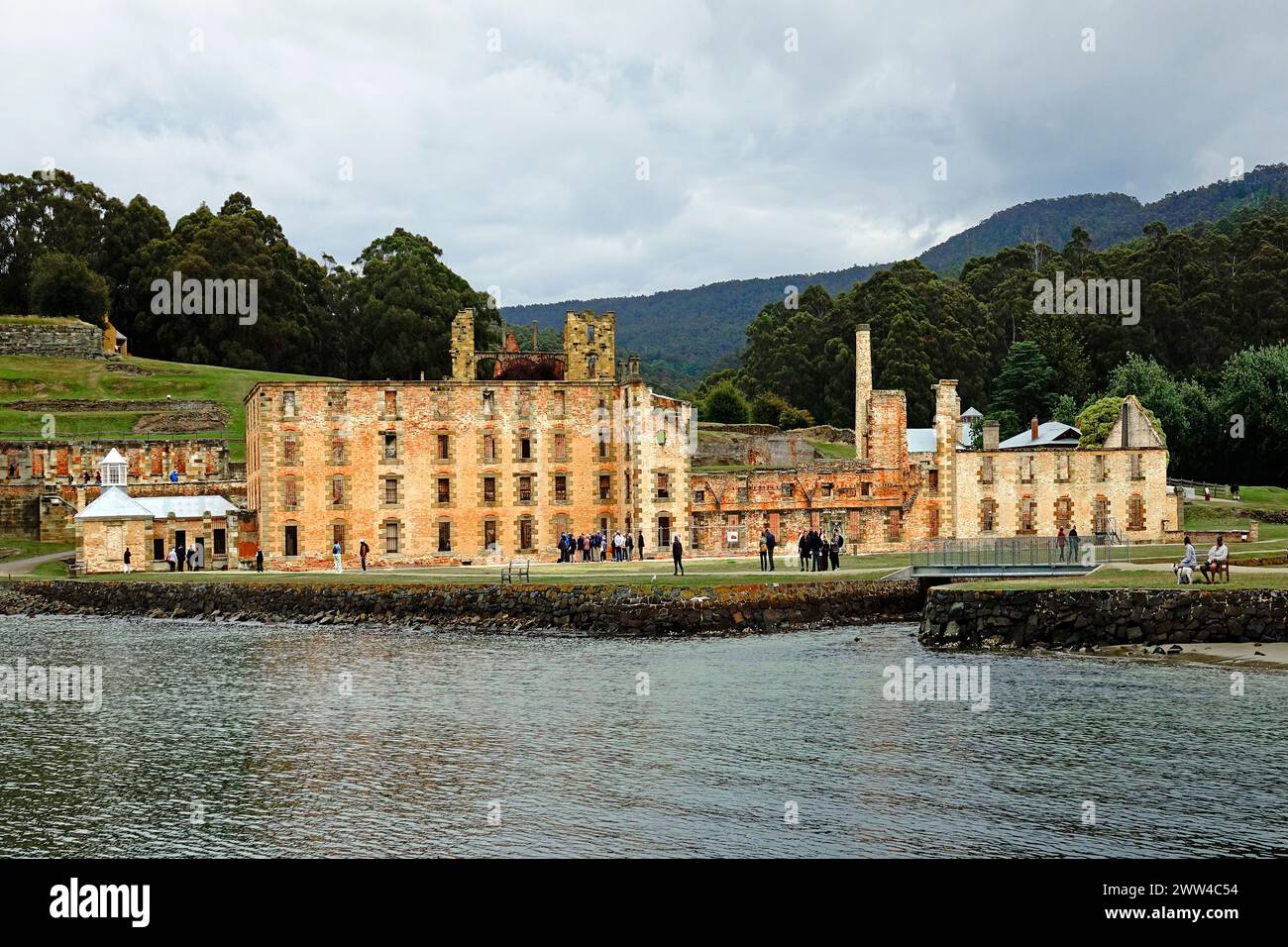 Port Arthur Tasmanie pénitencier australien site classé au patrimoine mondial de l'UNESCO Banque D'Images