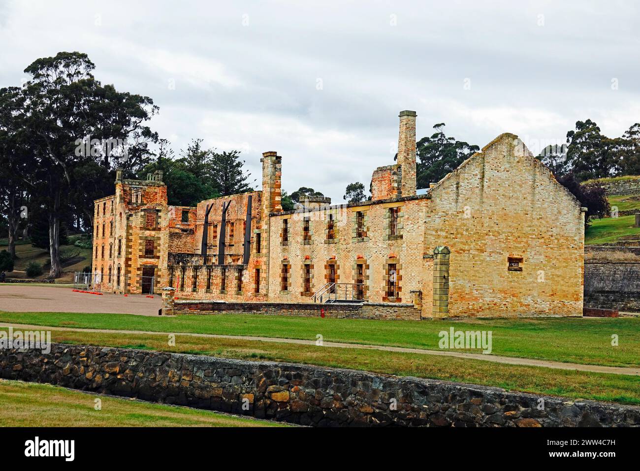 Port Arthur Tasmanie pénitencier australien site classé au patrimoine mondial de l'UNESCO Banque D'Images