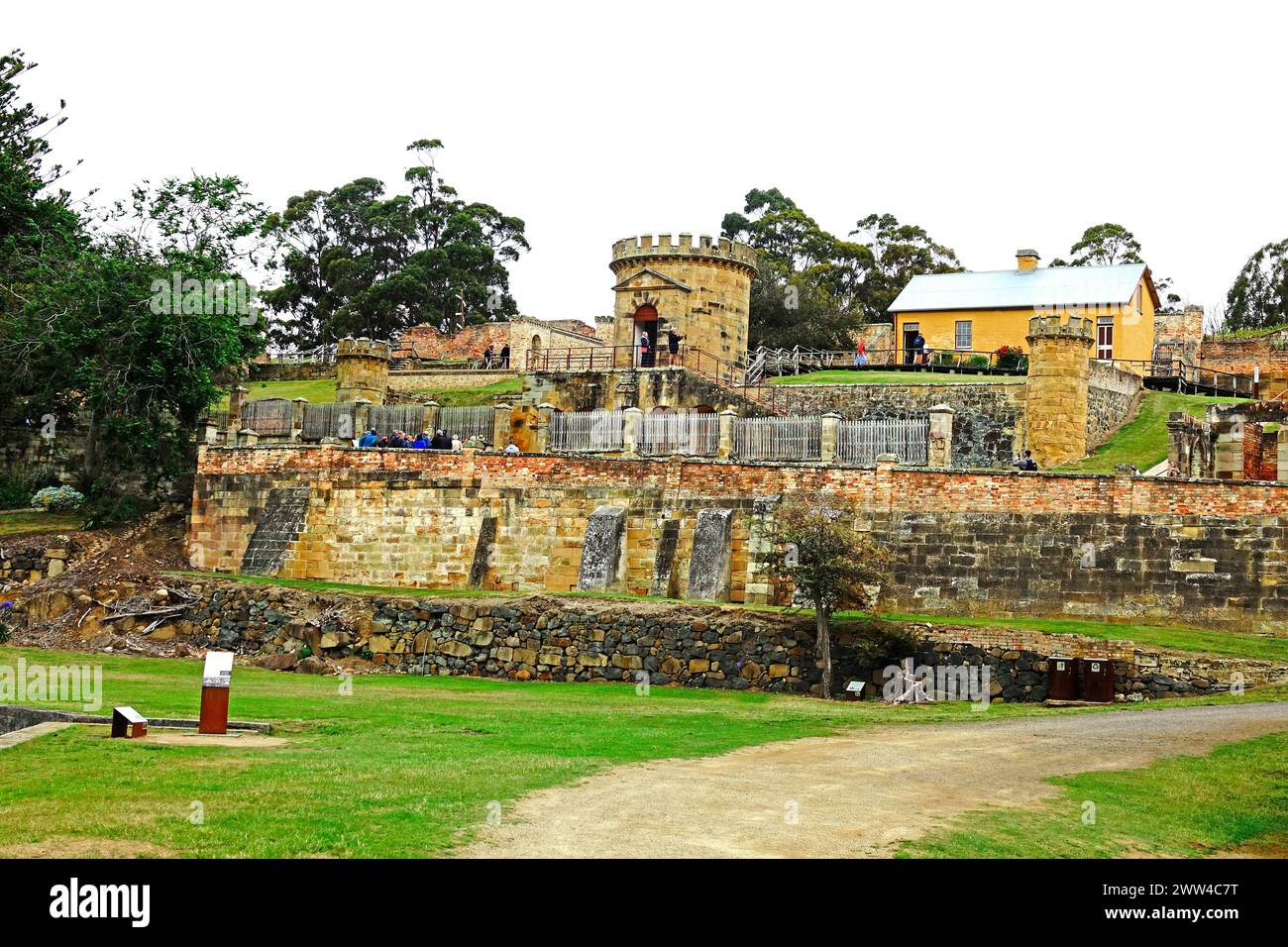 Port Arthur Tasmanie pénitencier australien site classé au patrimoine mondial de l'UNESCO Banque D'Images