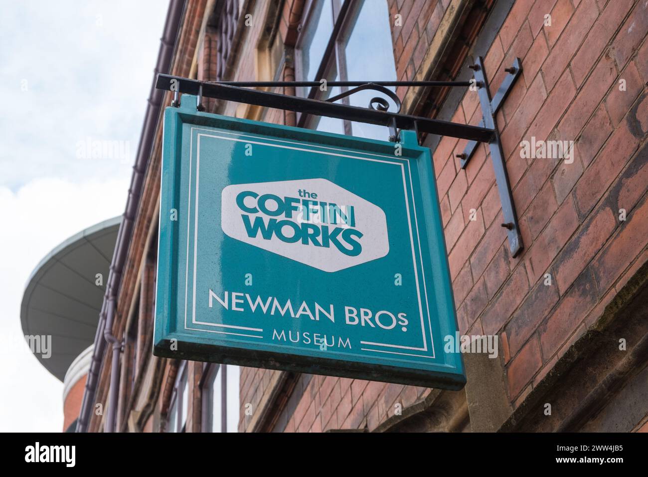 Le Coffin Works à Birmingham est un musée de fabrication de cercueils dans l'ancienne usine de cercueils Newman Brothers Banque D'Images