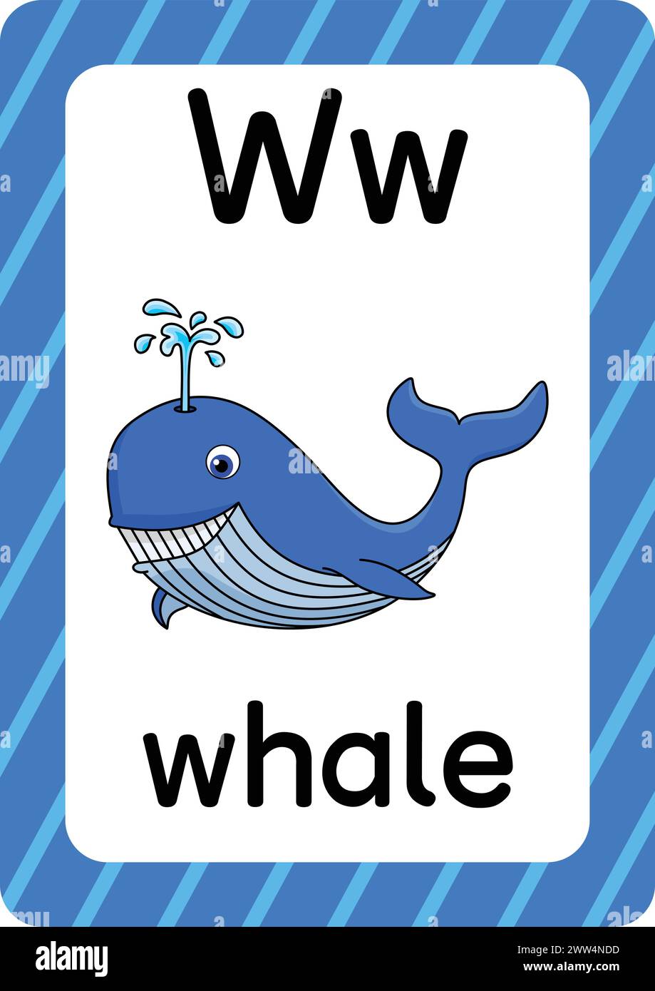 ABC Flashcards. Lettre, mot et image. Cartes éducatives pour enfants. Mot et image de l'alphabet. pages alphabet pour enfants. Illustration de Vecteur