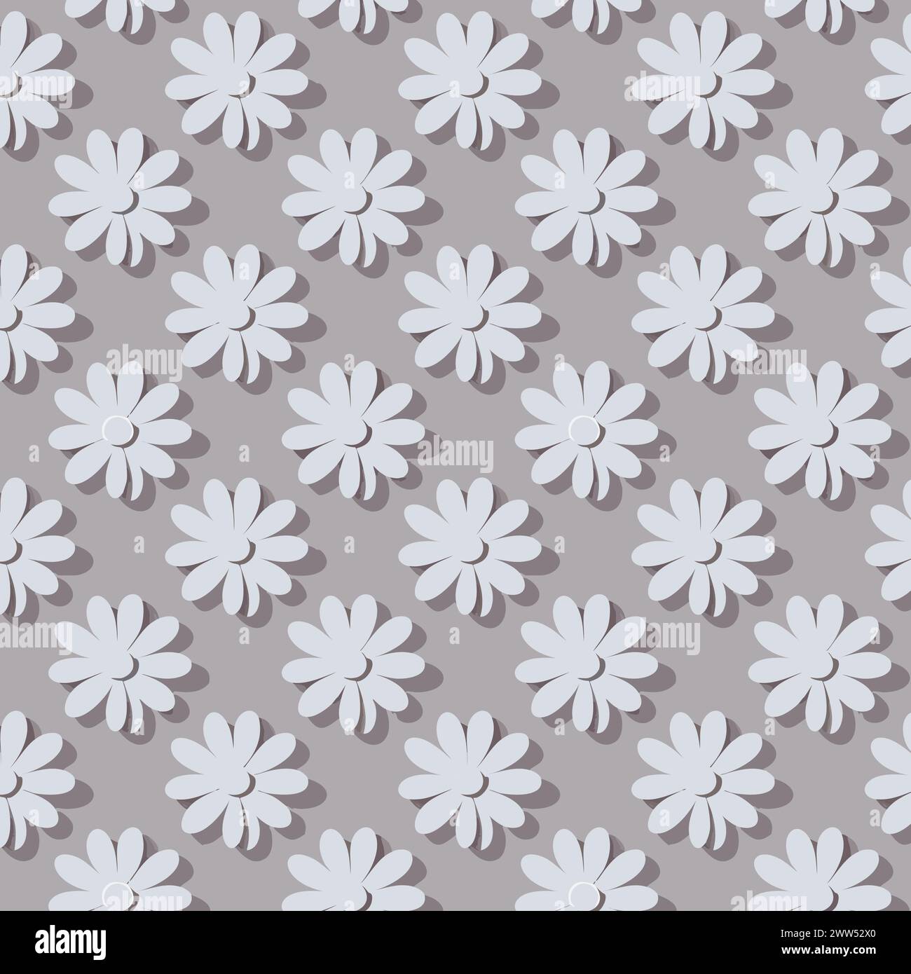 Motif de fleurs avec des feuilles. Compositions florales pour bouquets floraux. Motif floral Illustration de Vecteur