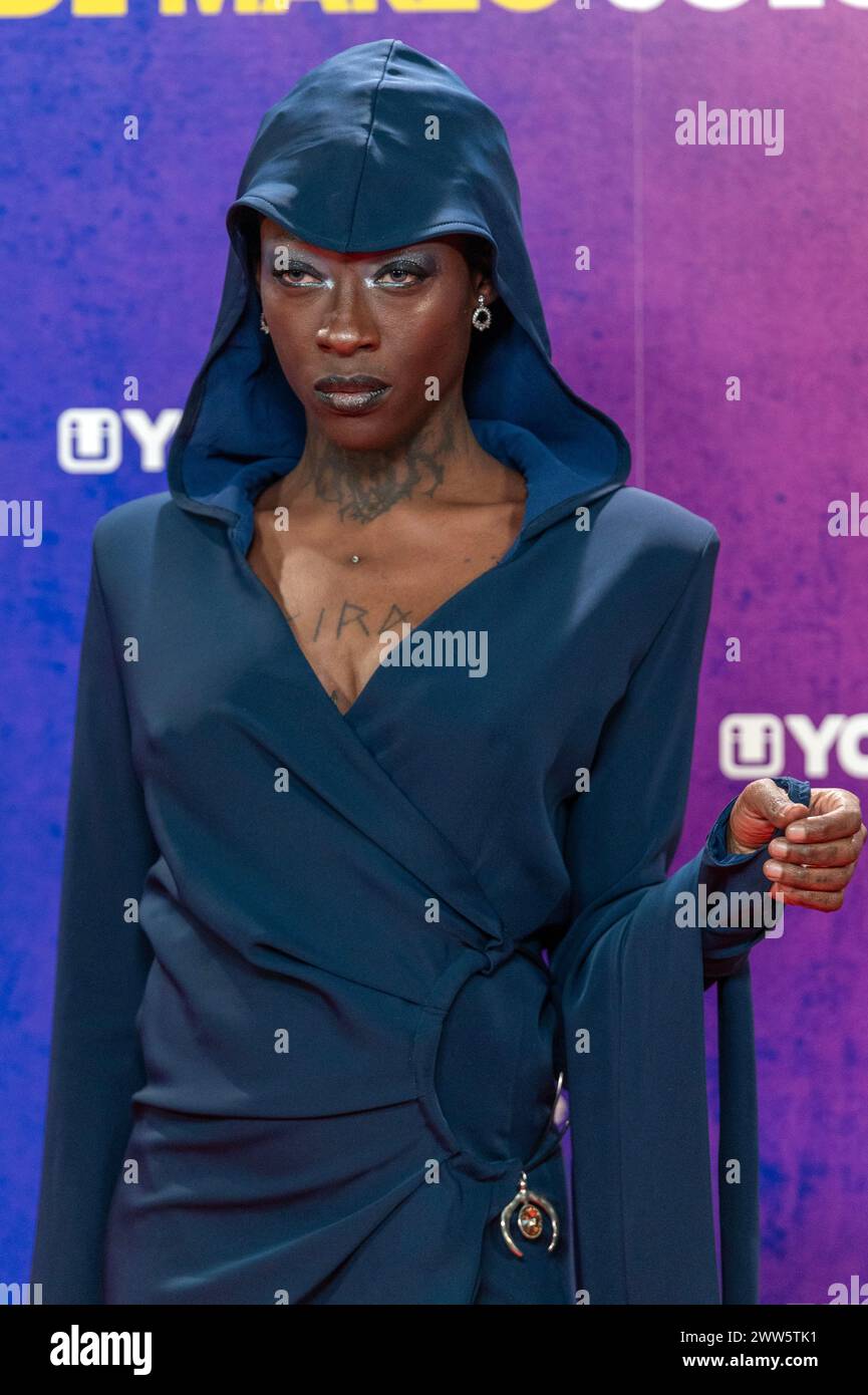 Madrid, Madrid, Espagne. 21 mars 2024. SESINOU HENRIETTE, actrice.@sesinouhenriette_. (Crédit image : © Oscar Manuel Sanchez/ZUMA Press Wire) USAGE ÉDITORIAL SEULEMENT! Non destiné à UN USAGE commercial ! Banque D'Images