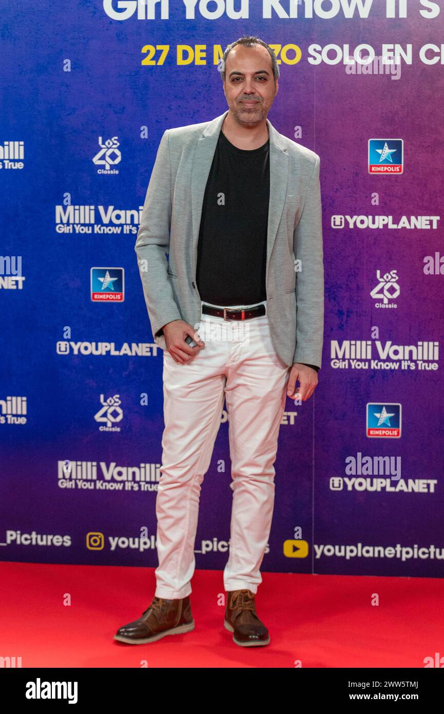 Madrid, Madrid, Espagne. 21 mars 2024. ADRIÃÂN LÃ'pez, acteur.@adrikalel. (Crédit image : © Oscar Manuel Sanchez/ZUMA Press Wire) USAGE ÉDITORIAL SEULEMENT! Non destiné à UN USAGE commercial ! Banque D'Images