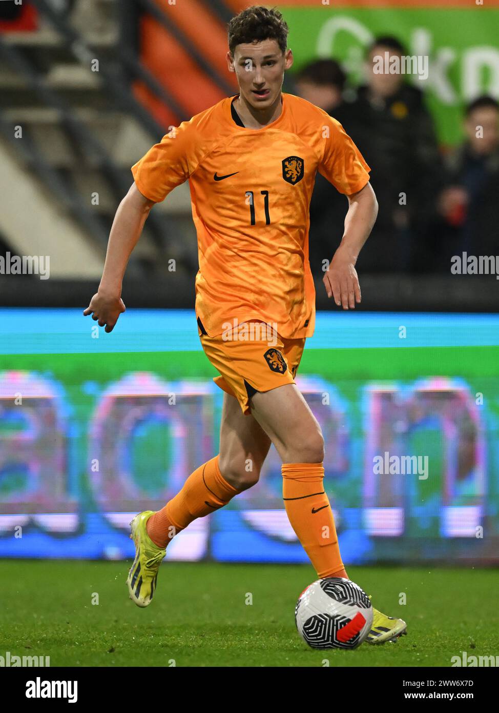 NIMÈGUE - Ruben van Bommel de Hollande U21 lors du match amical Interland entre les Juniors néerlandais et Jong Norway à de Goffert le 21 mars 2024 à Nimègue, pays-Bas. ANP GERRIT VAN COLOGNE Banque D'Images