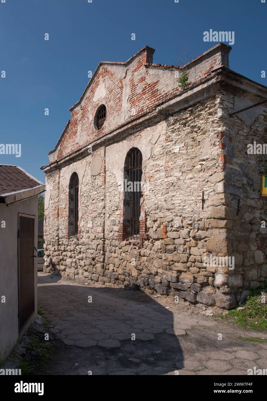 Synagogue à Ksiaz Wielki, Kirkut, Malopolska, petite Pologne, Pologne Banque D'Images