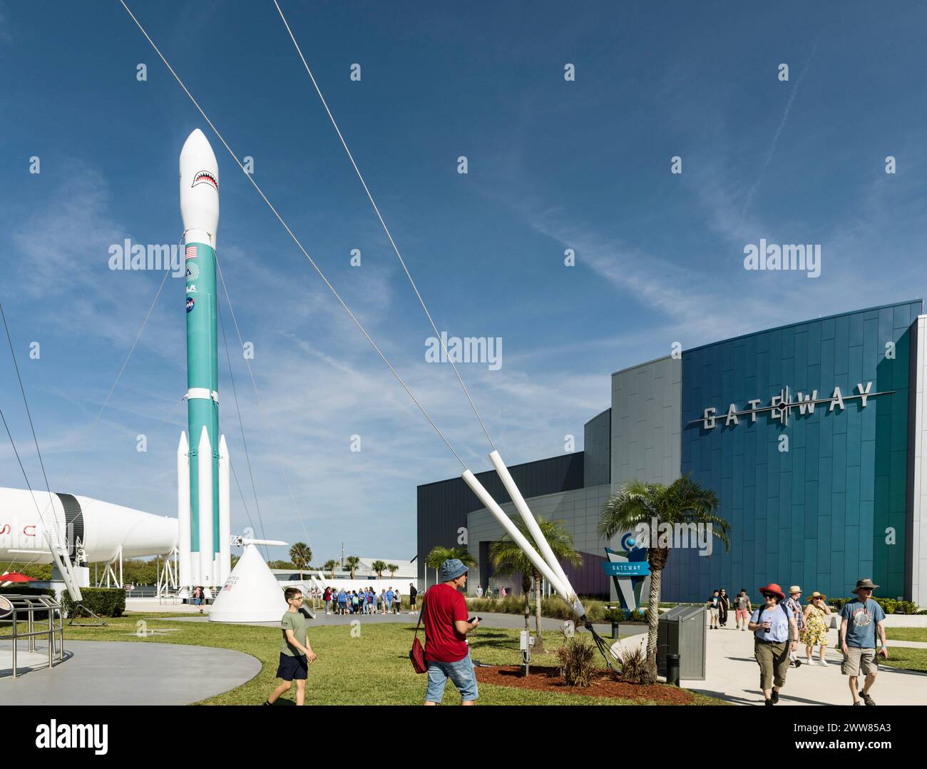 CAP CANAVERAL, FLORIDE - 14 MARS 2024. GATEWAY, le Deep Space Launch Complex. NASA's Kennedy Space Center CAPE CANAVERAL, FLORIDE, États-Unis Banque D'Images
