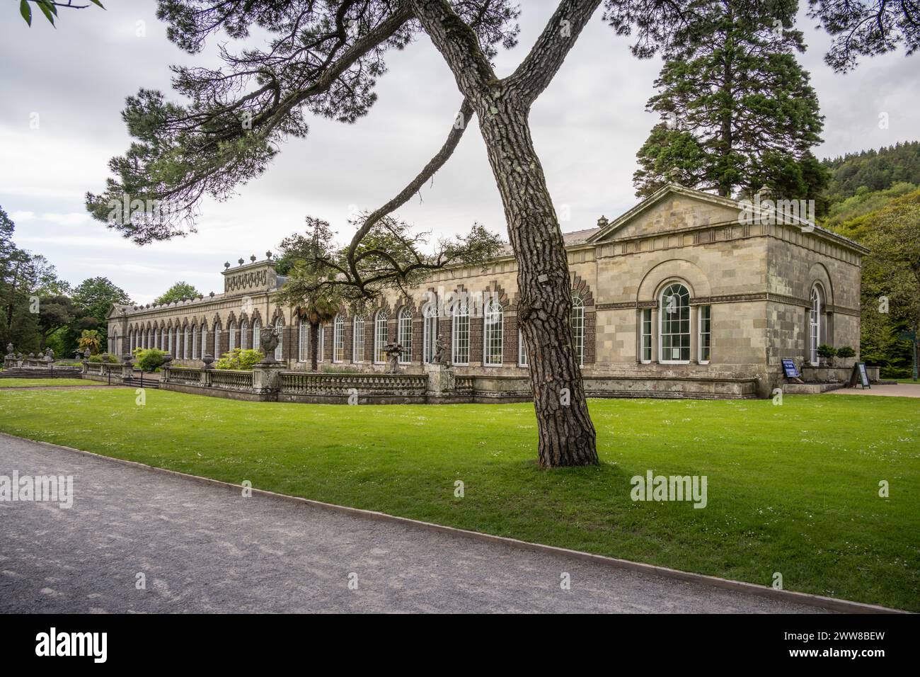 Orangery, Margam Country Park, pays de Galles, Royaume-Uni Banque D'Images
