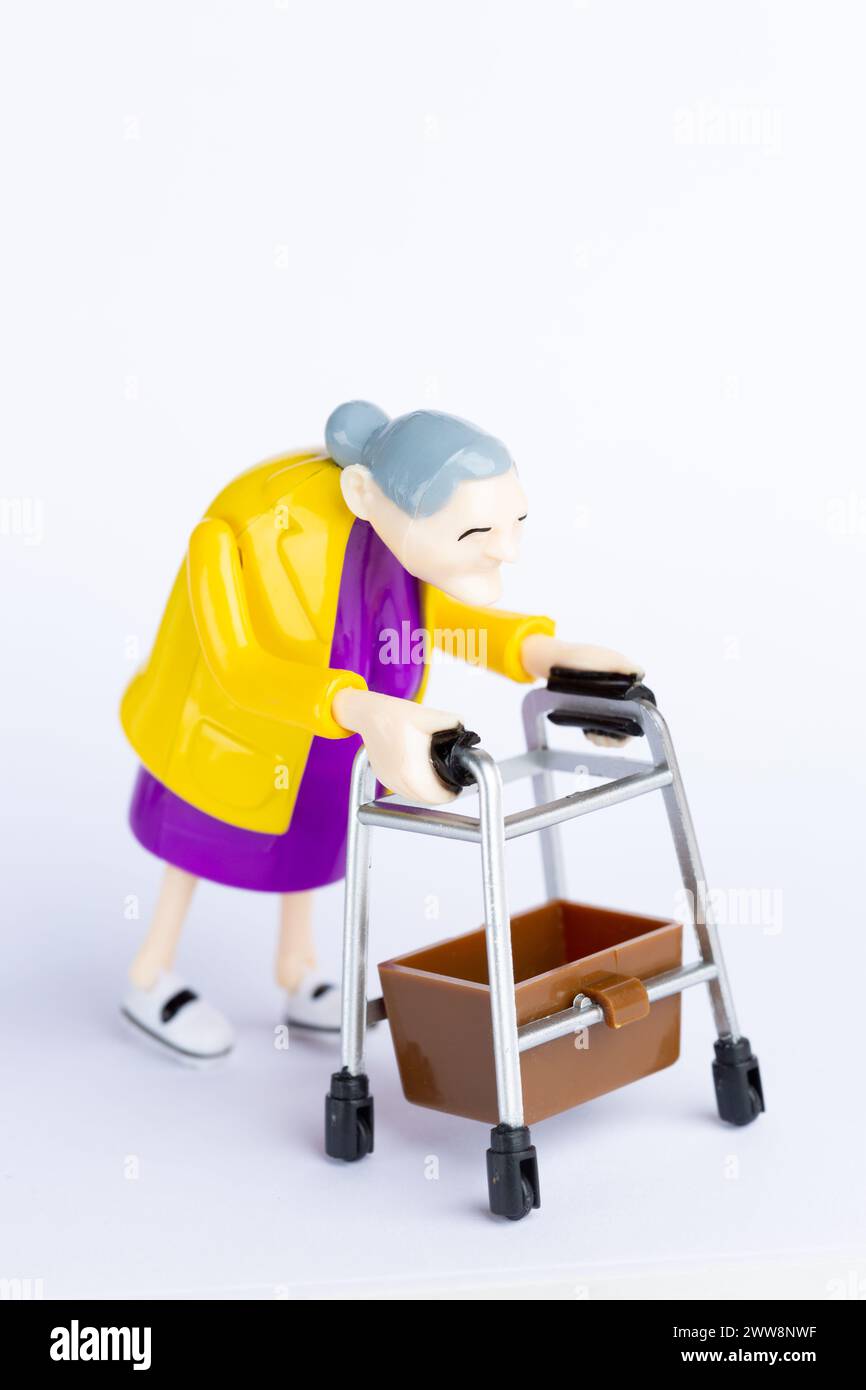 Rind Up Racing Grannies Old Age concept Banque D'Images