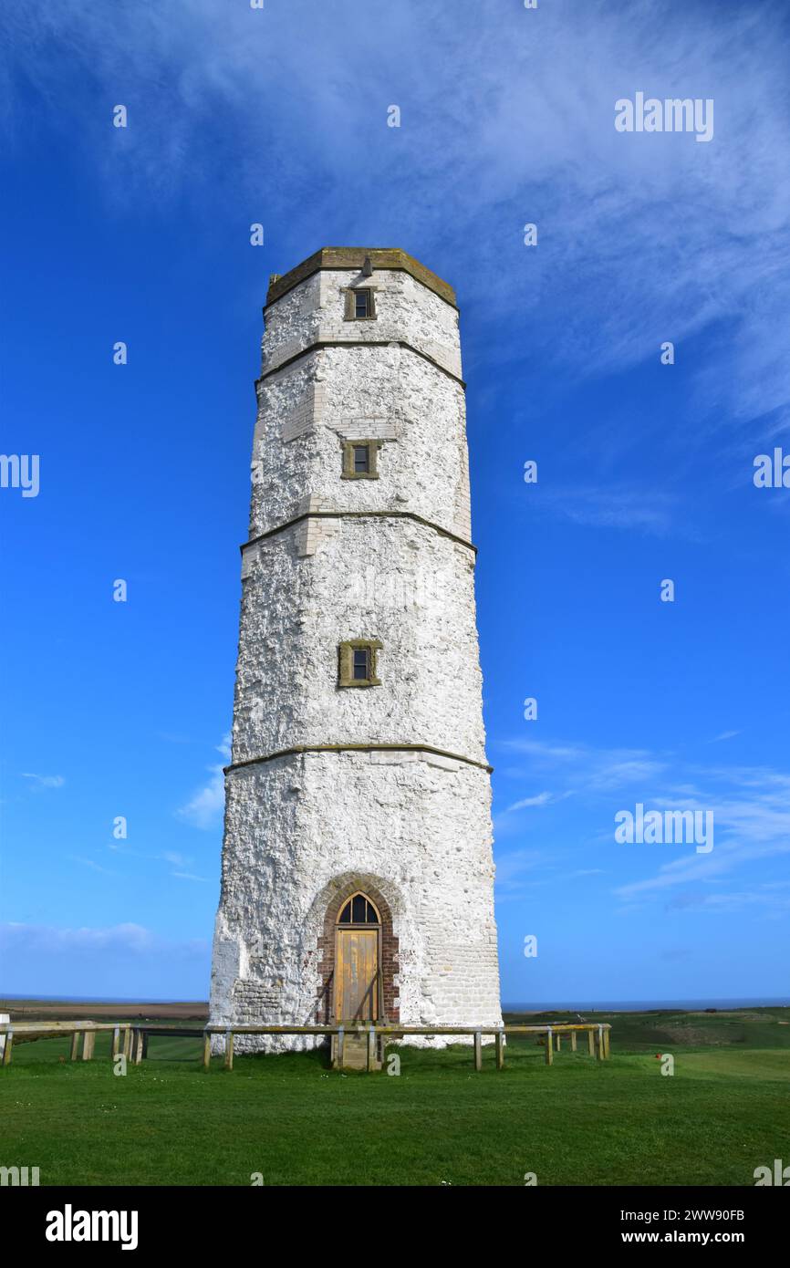 Old Lighthouse, Flamborough Head Banque D'Images