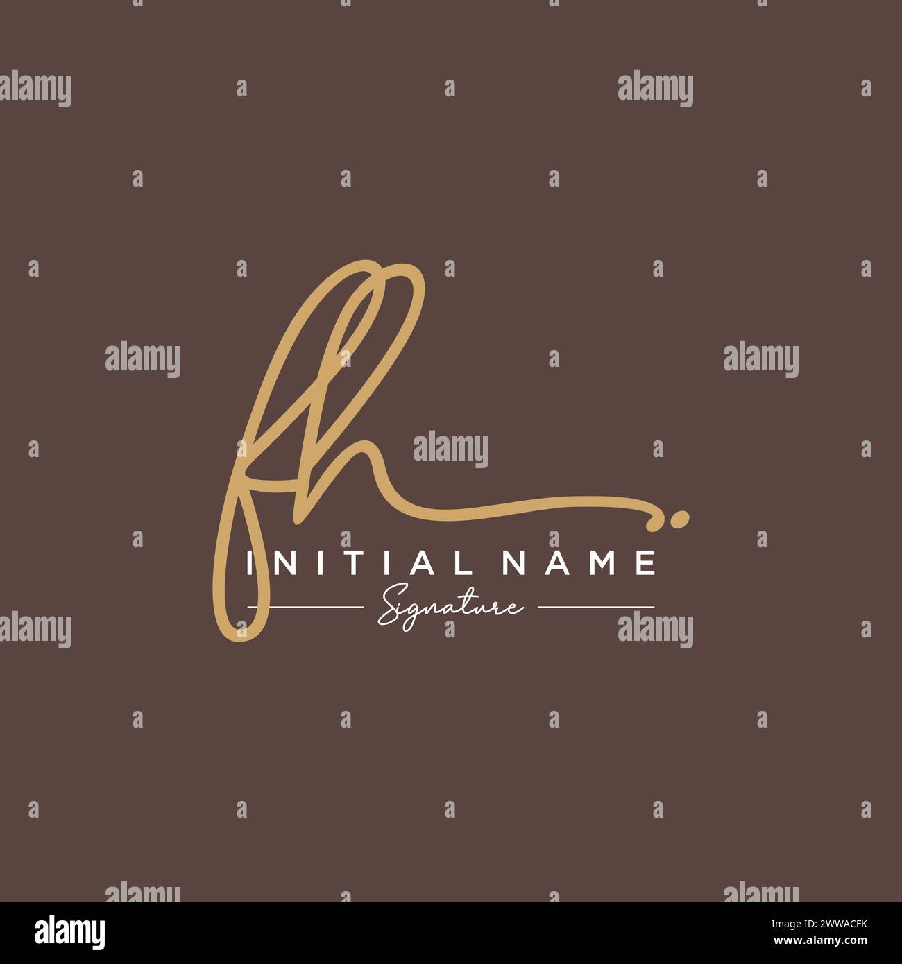 Fh signature Banque de photographies et d’images à haute résolution - Alamy