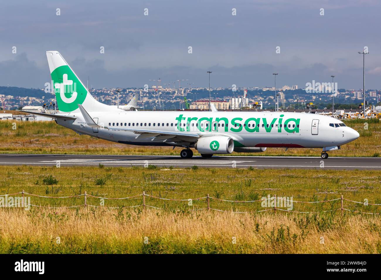 Paris, France - 4 juin 2022 : Transavia Boeing 737-800 à l'aéroport de Paris Orly (ORY) en France. Banque D'Images