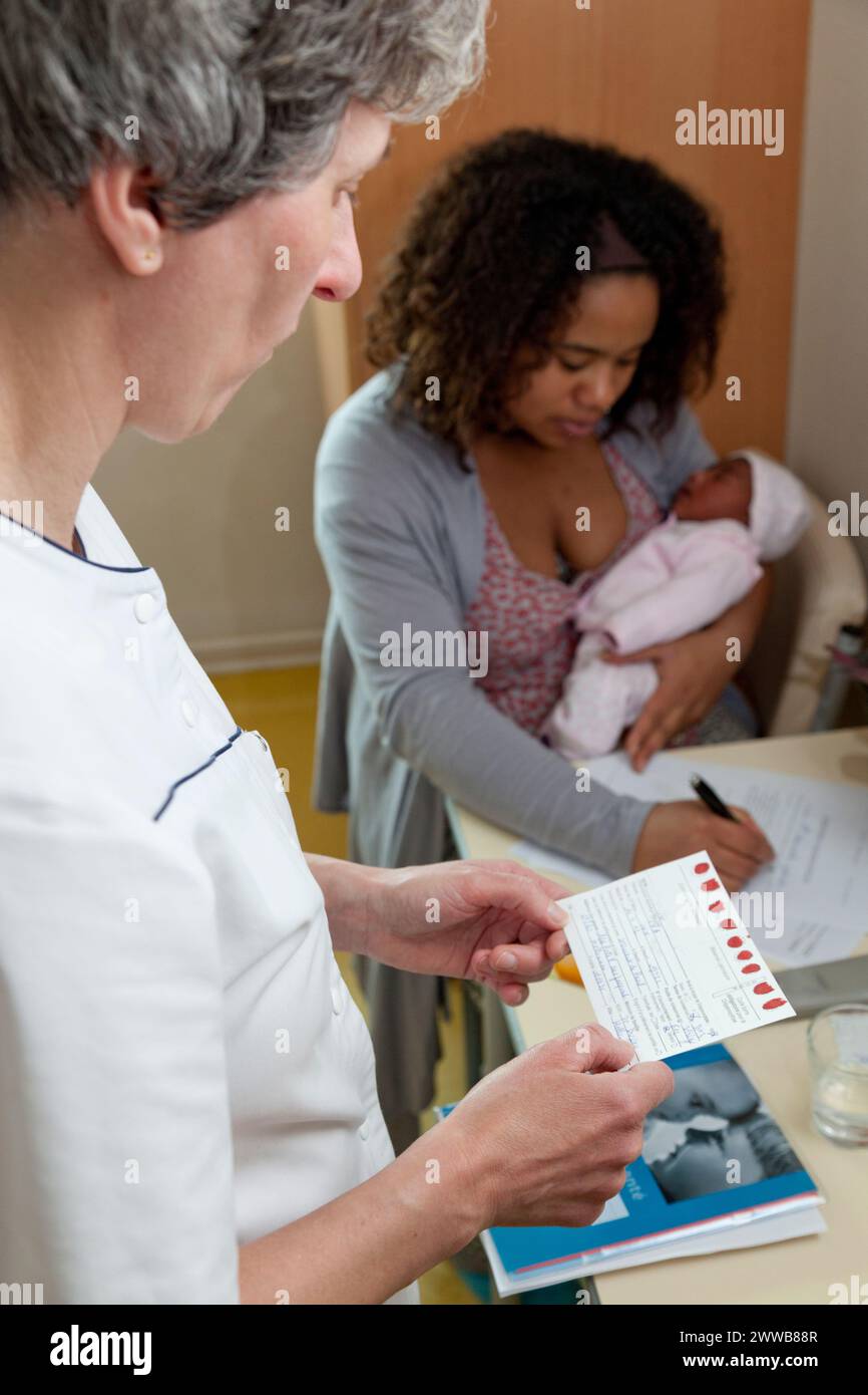 Hôpital. Maternité. Banque D'Images