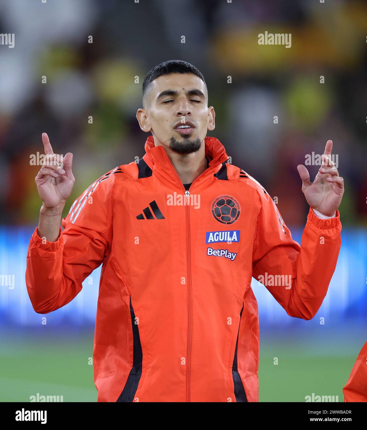 Londres, Royaume-Uni. 22 mars 2024. Daniel Munoz de Colombie lors du match amical international au stade de Londres. Le crédit photo devrait se lire comme suit : David Klein/Sportimage crédit : Sportimage Ltd/Alamy Live News Banque D'Images