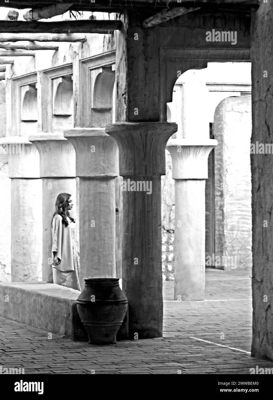Modèle Dubaï dans la vieille ville Banque D'Images