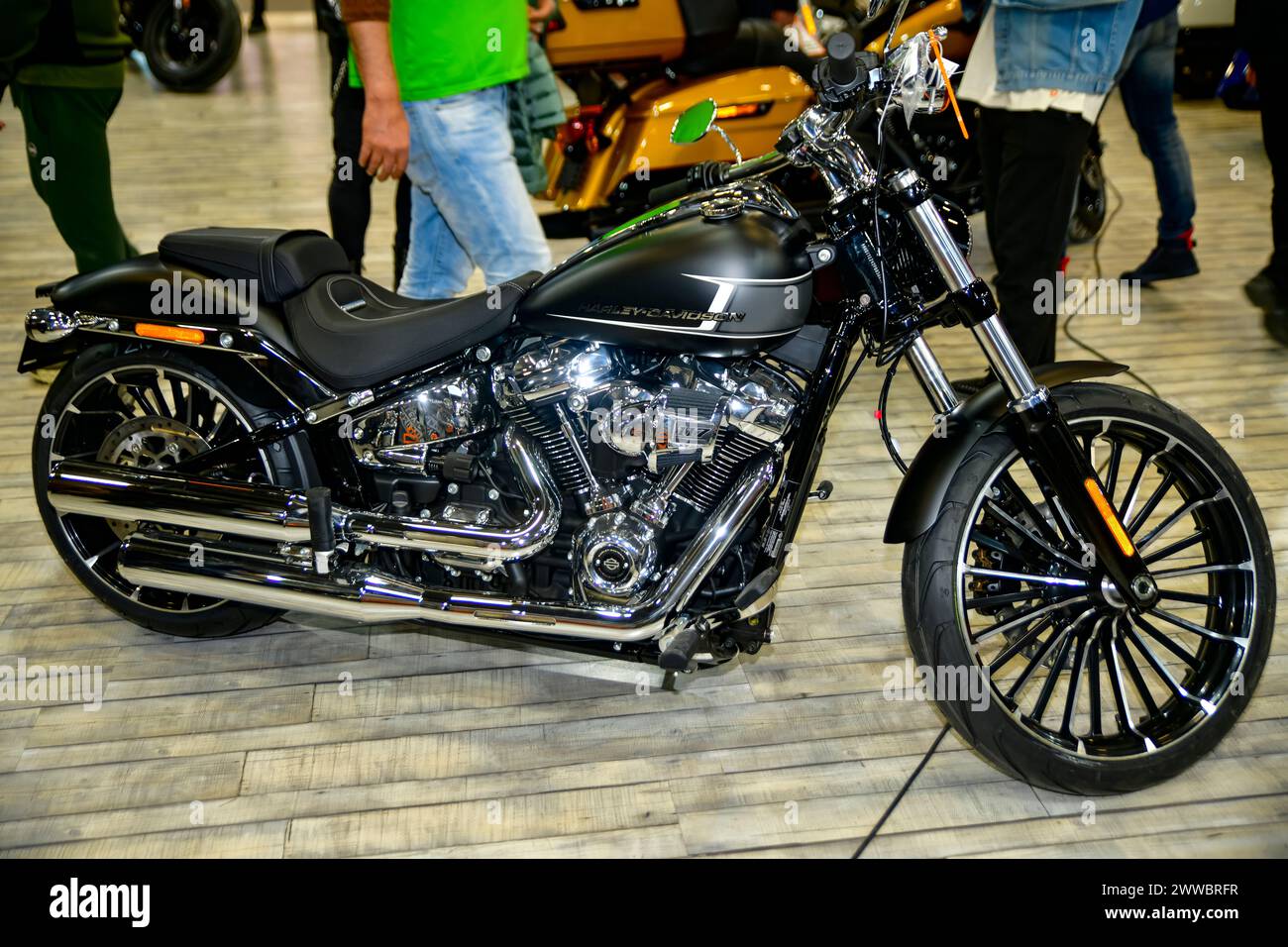 Harley-Davidson Breakout 117, Milwaukee-Eight™ 117 V-Twin Motobike Istanbul Banque D'Images
