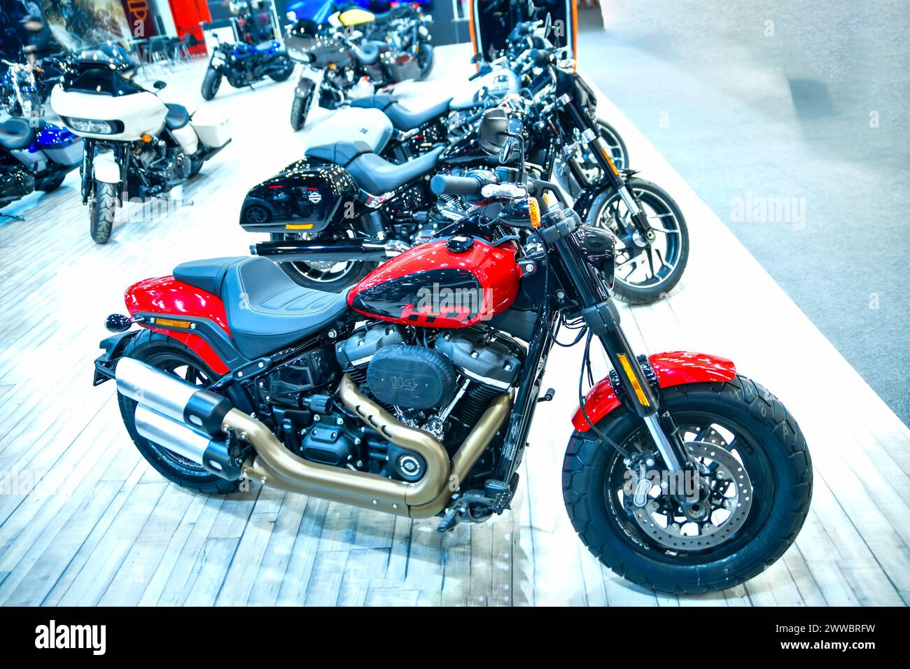 Istanbul Turkiye 03 21 2024 motobike 2024 Harley-Davidson's Banque D'Images
