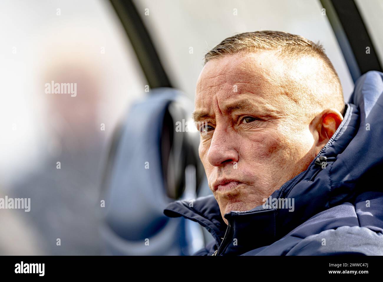 WERKENDAM, pays-Bas. 23 mars 2024. Football, Stadium de Zwaaier, BetNation Divisie, saison 2023/2024, pendant le match Kozakken Boys - Jong Almere City, crédit : Pro Shots/Alamy Live News Banque D'Images